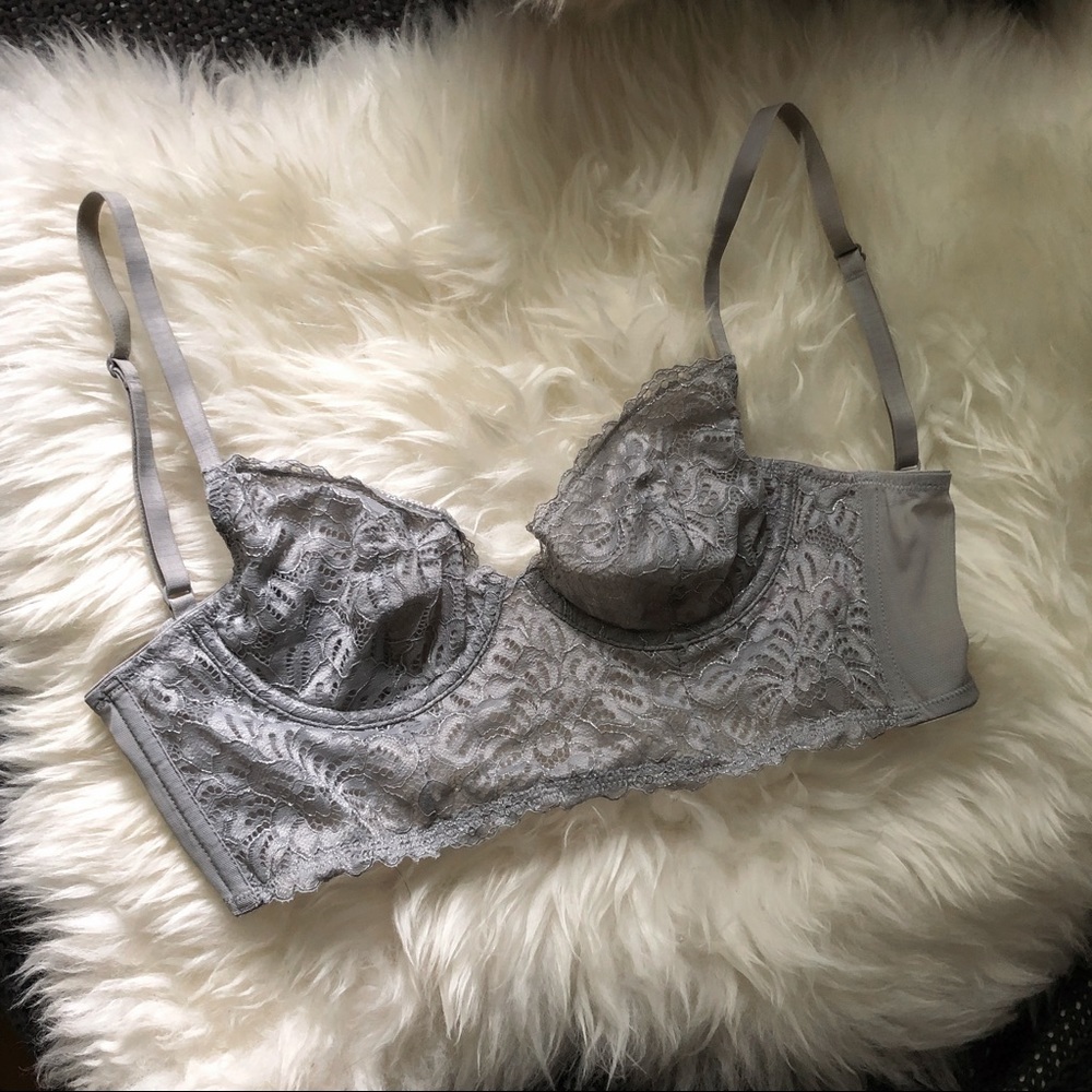 Xhilaration | Unlined Lace Balconette Bra | 32B